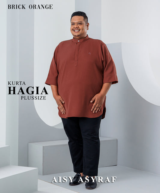 Kurta Hagia Plussize - Brick Orange