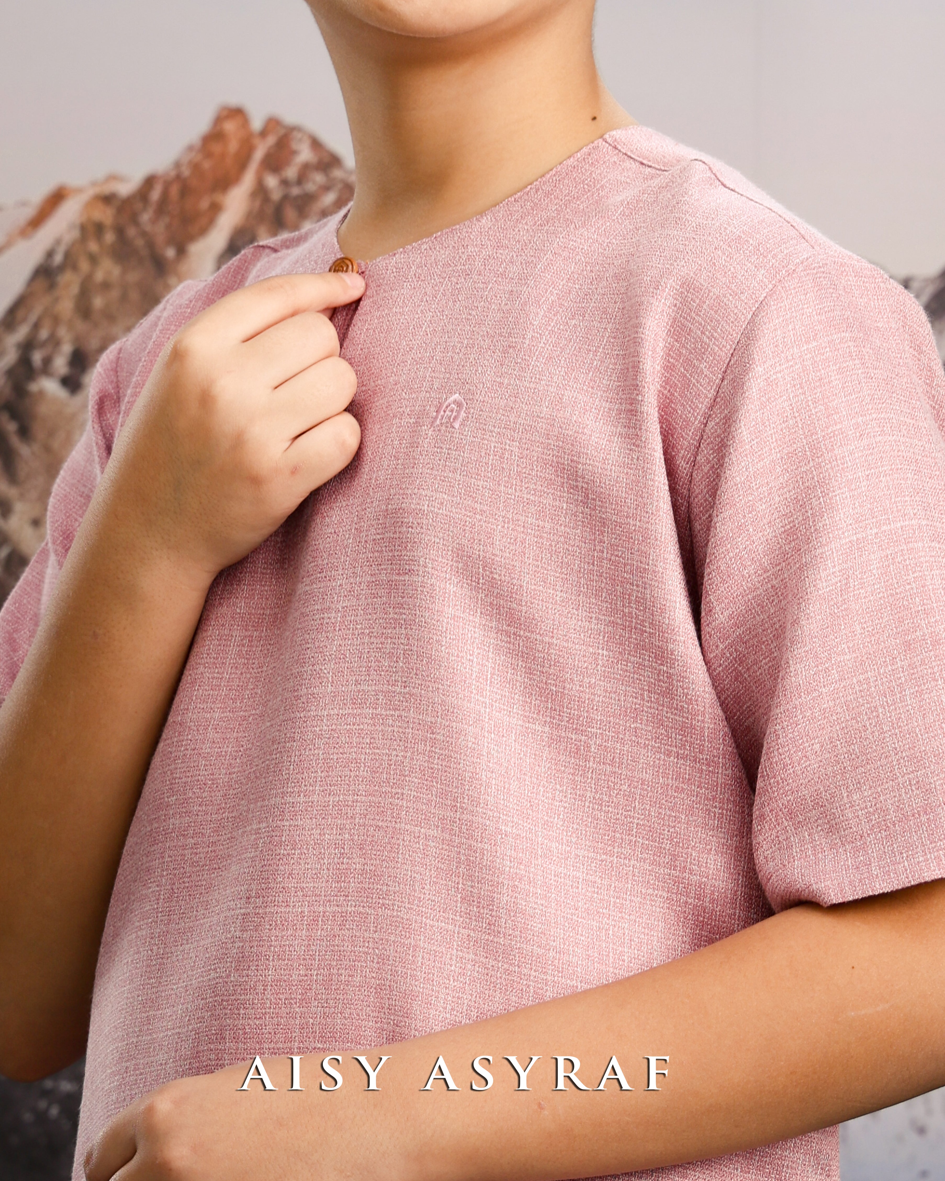 Kurta Khifnu Kids - Pink