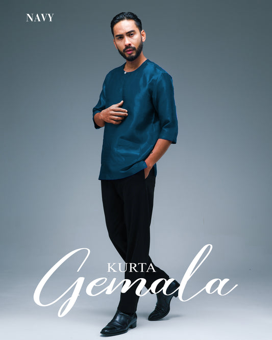Kurta Gemala - Navy