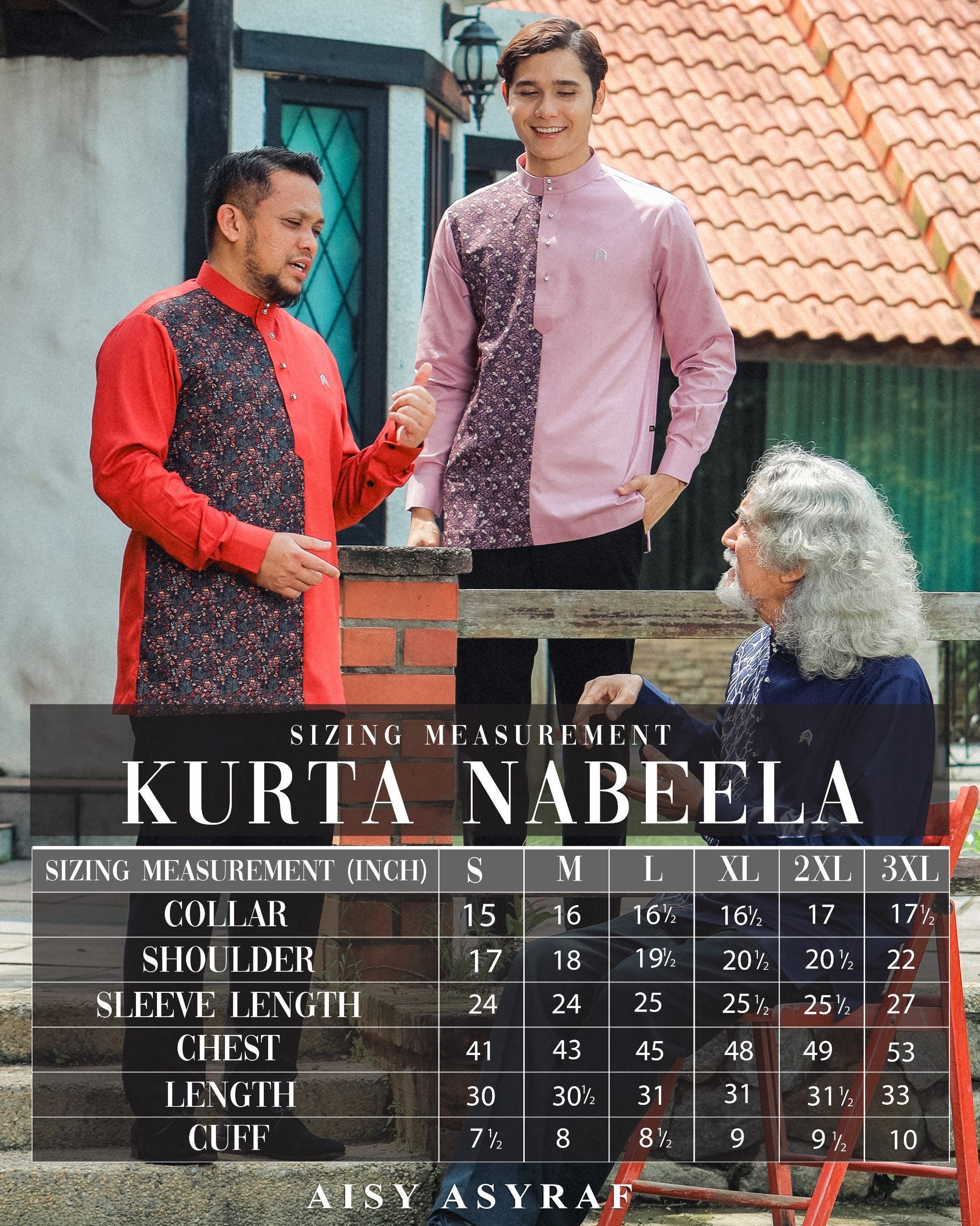 Kurta Nabeela - Kod 43 (Olive Floral )