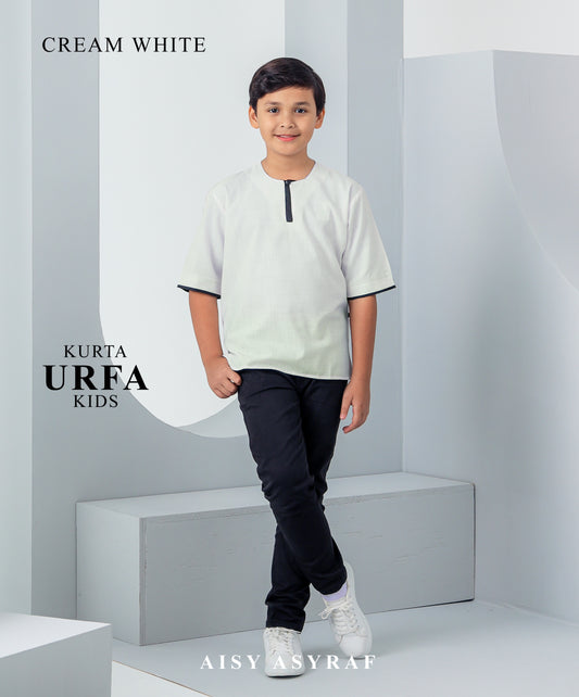 Kurta Urfa Kids - Cream White