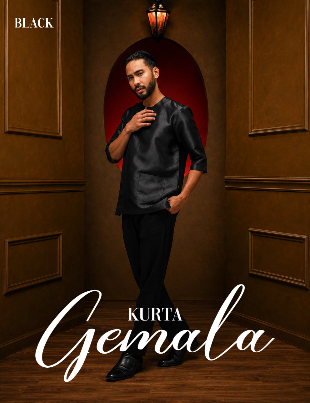 Kurta Gemala - Black