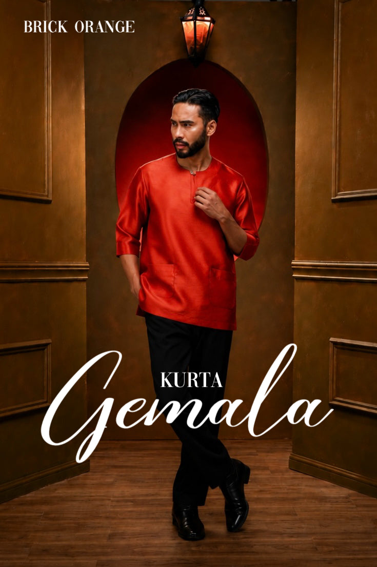 Kurta Gemala - Brick Orange