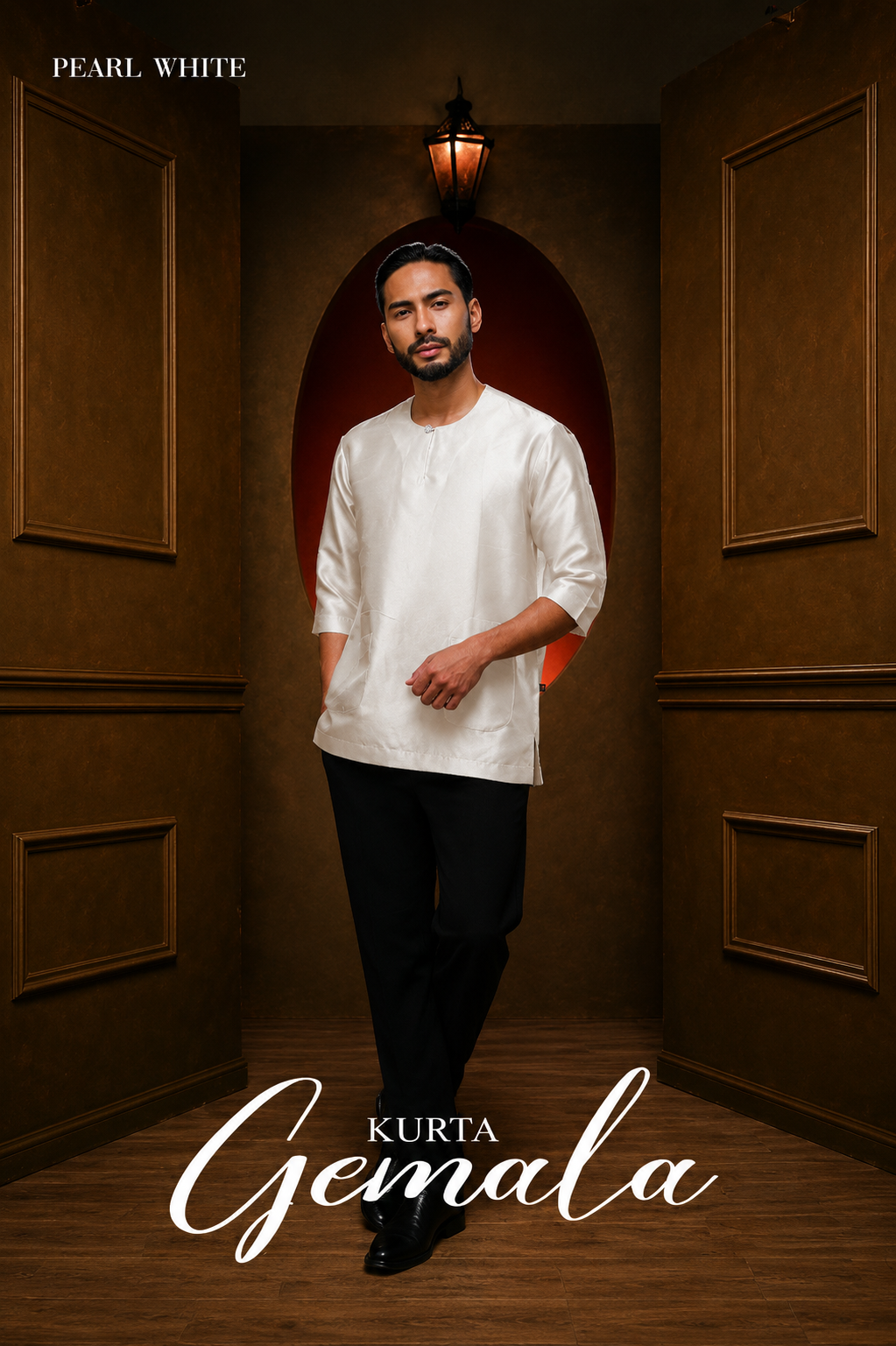 Kurta Gemala - Pearl White