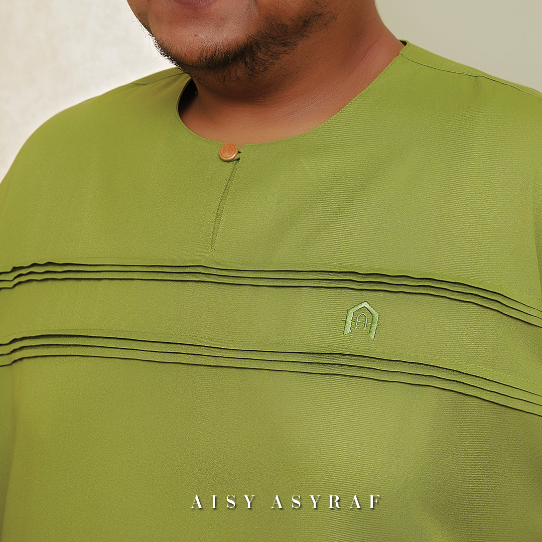 KURTA JURJANI- OLIVE GREEN