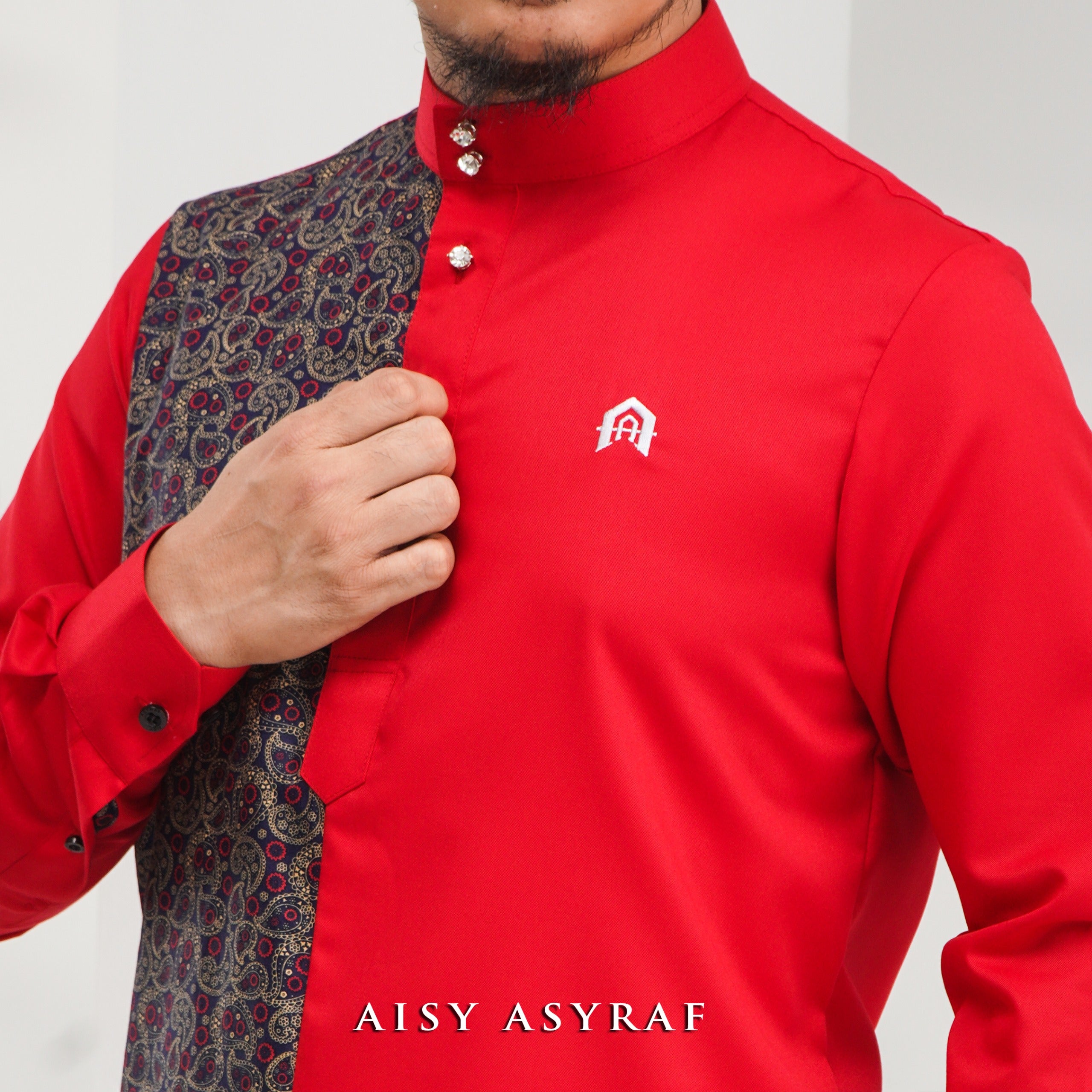 Kurta Nabeela - Kod 37 (Red Abstract)