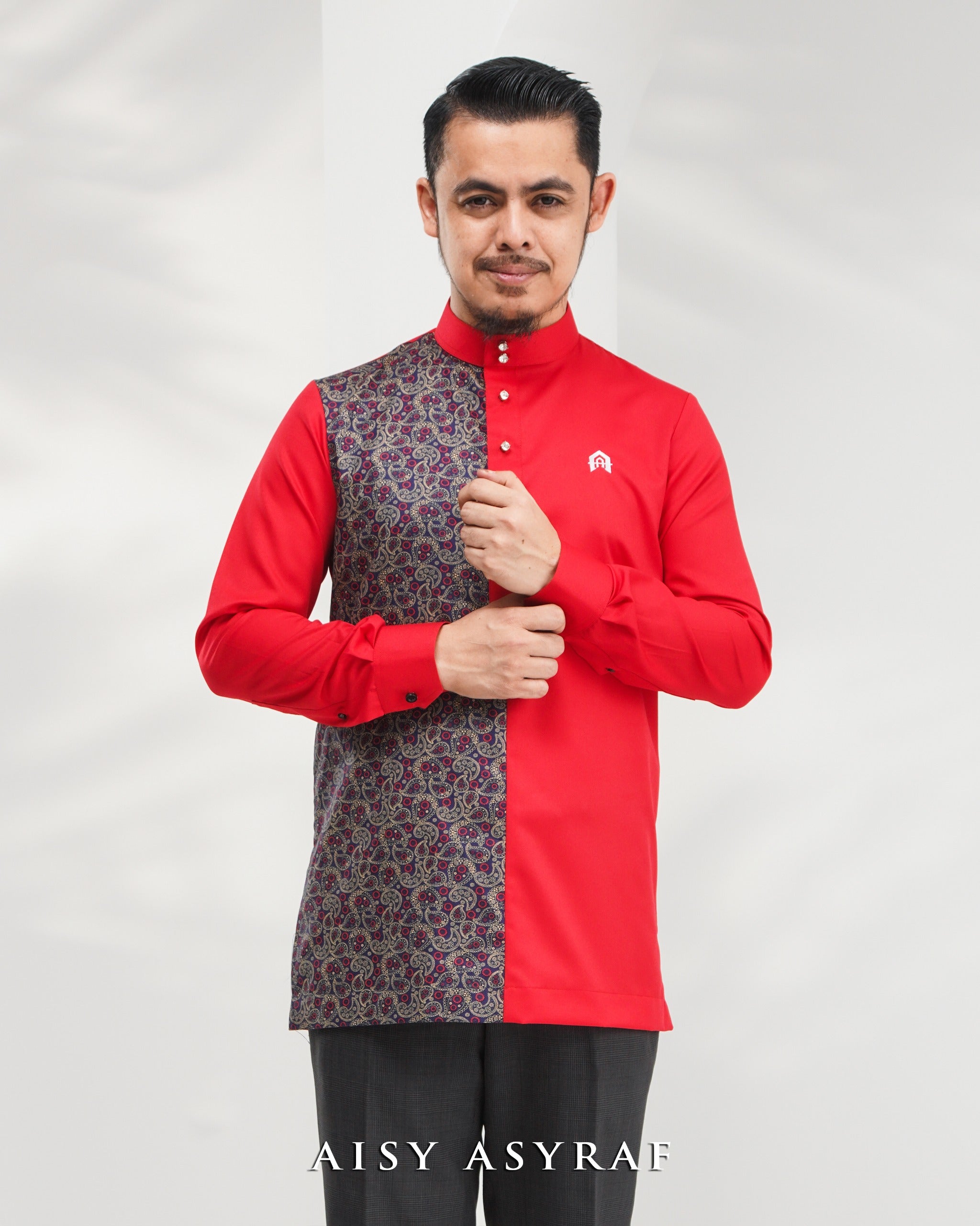 Kurta Nabeela - Kod 37 (Red Abstract)