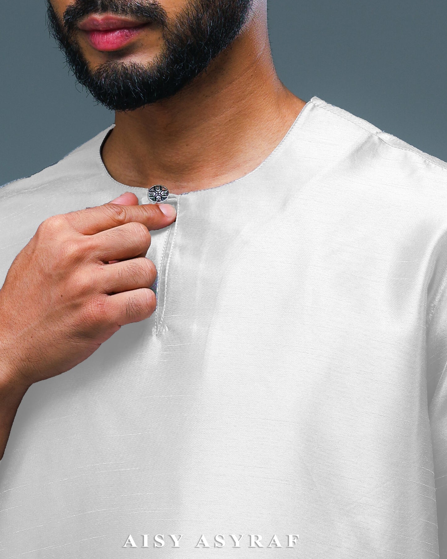 Kurta Gemala - Pearl White