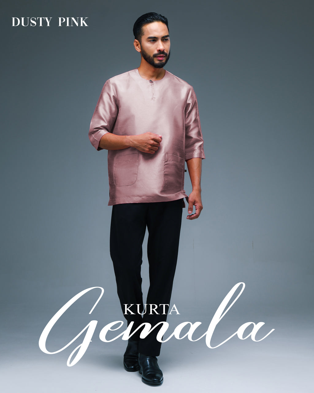 Kurta Gemala - Dusty Pink