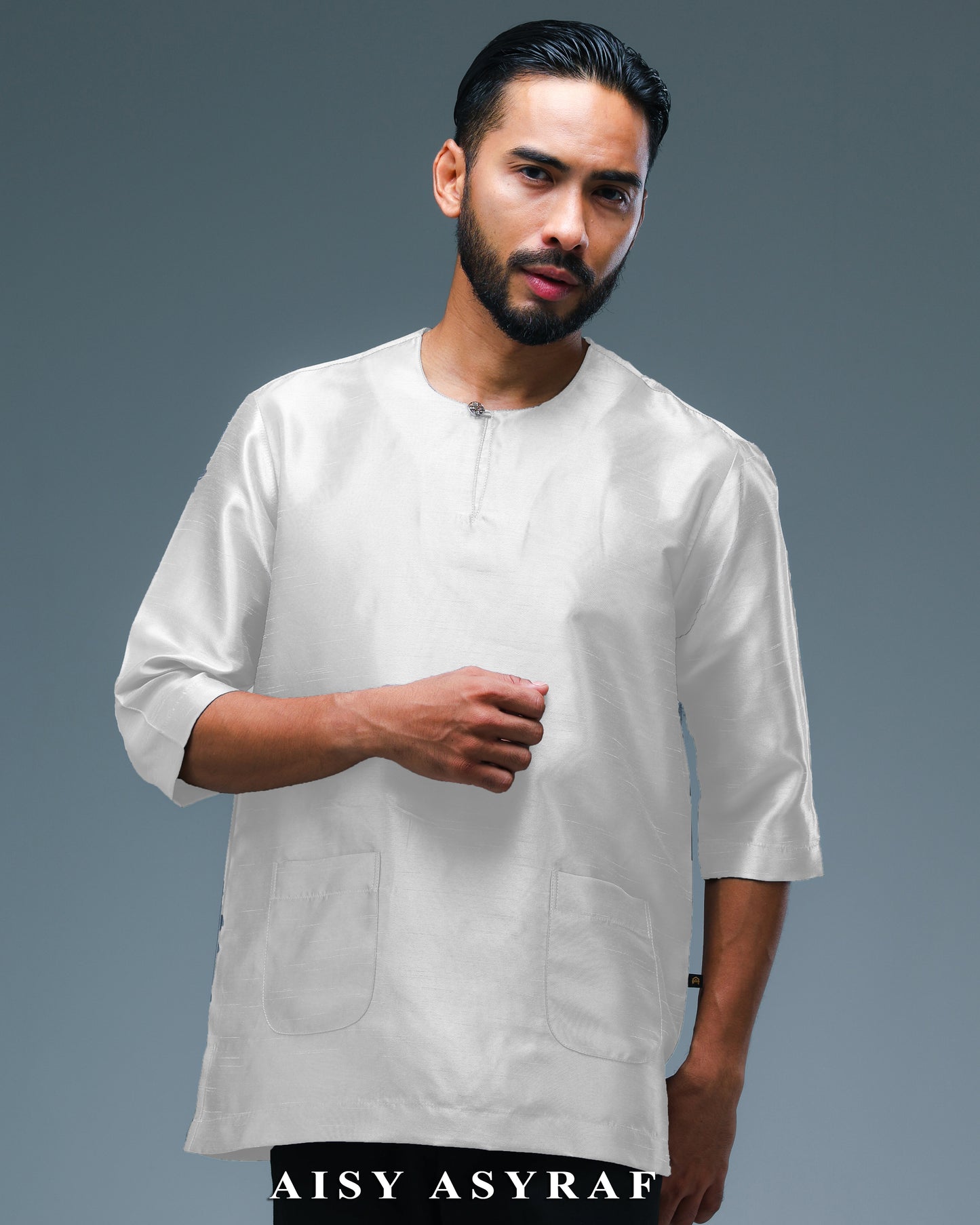 Kurta Gemala - Pearl White