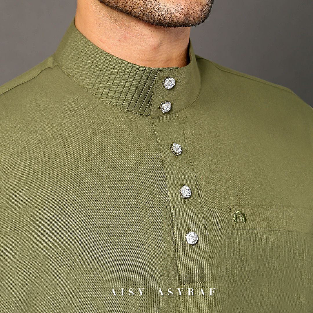 KURTA HATTA- ARMY GREEN