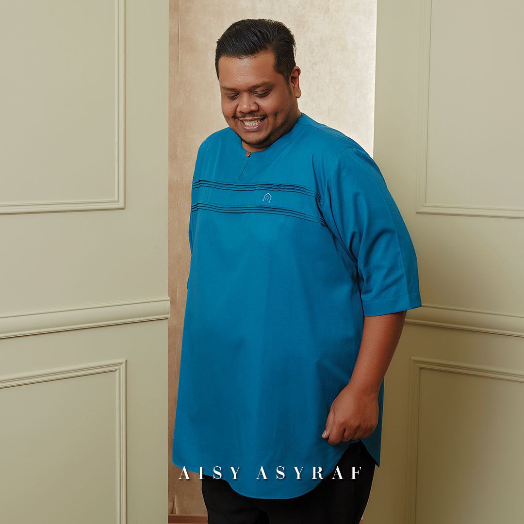 KURTA JURJANI- TEAL BLUE