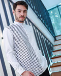 Kurta Nabeela - White Abstract