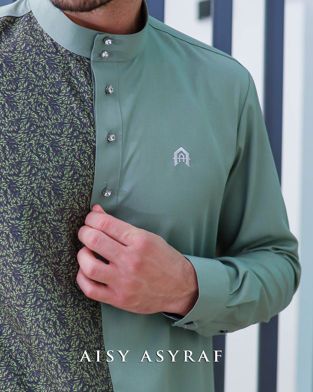 Kurta Nabeela - Sage