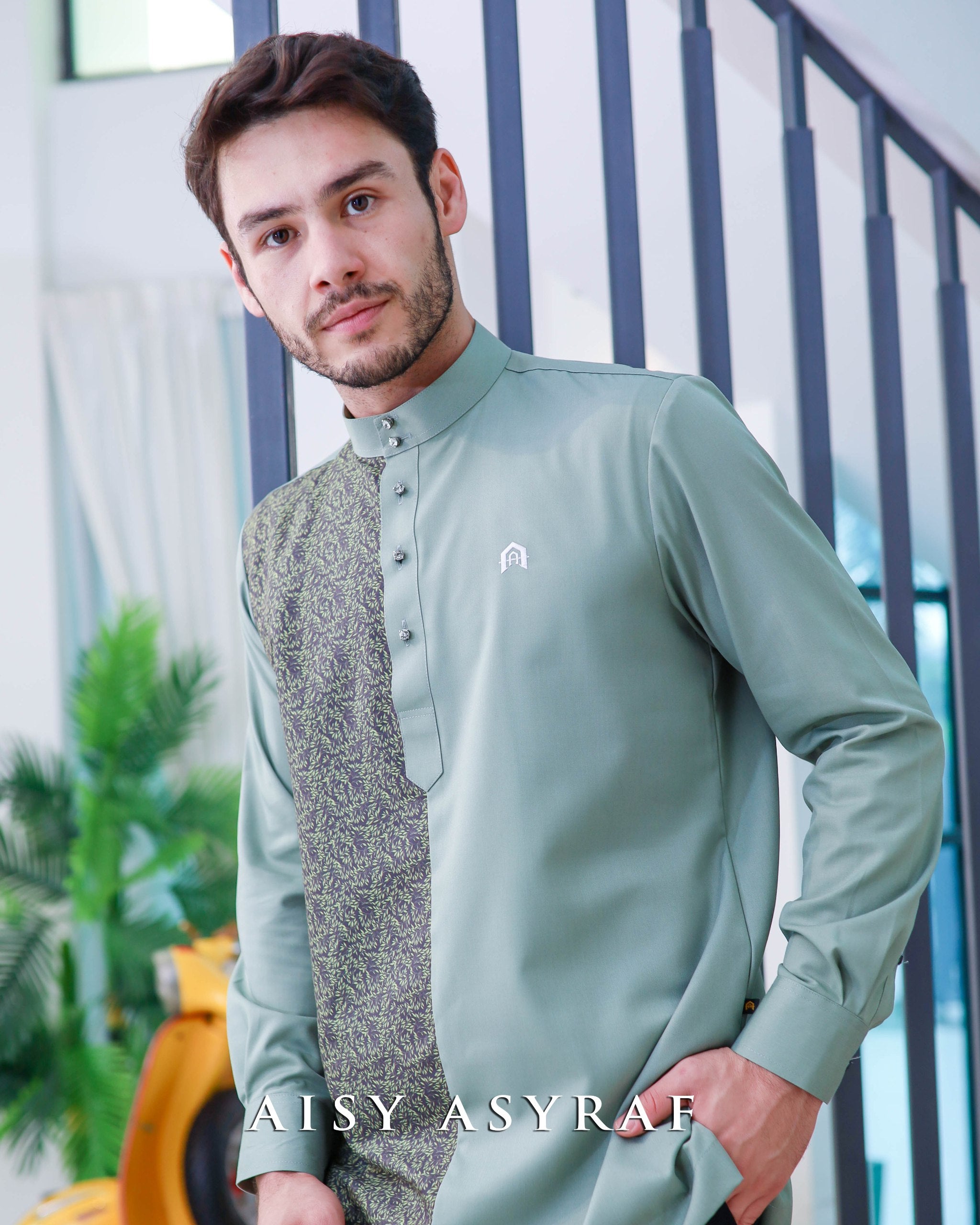 Kurta Nabeela - Sage