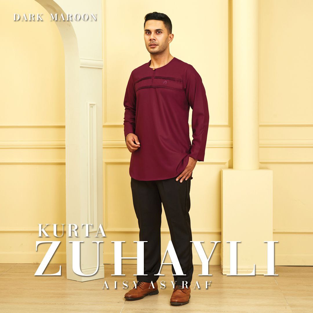 KURTA ZUHAYLI- DARK MAROON