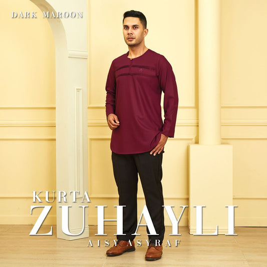 KURTA ZUHAYLI- DARK MAROON