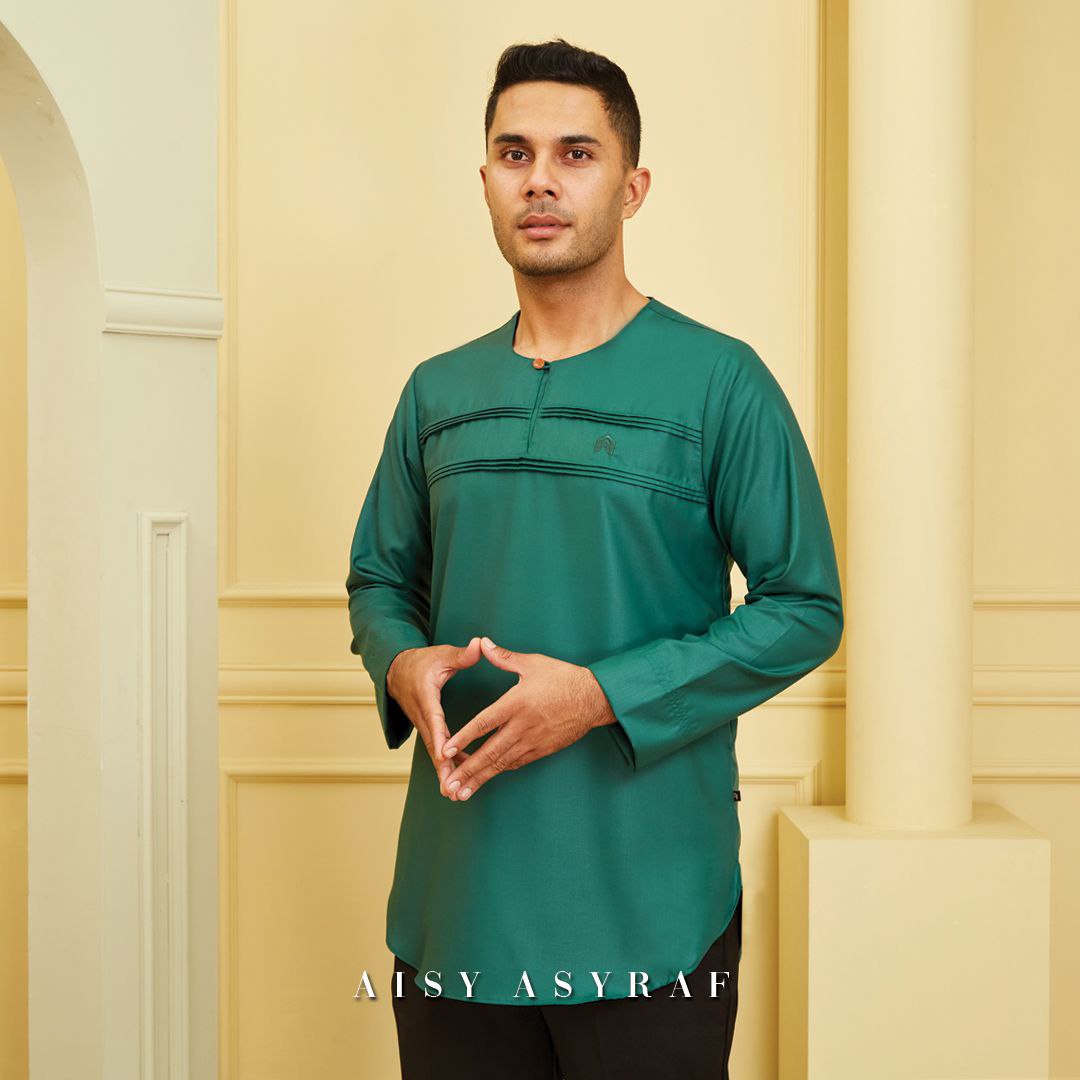 KURTA ZUHAYLI- EMERALD GREEN