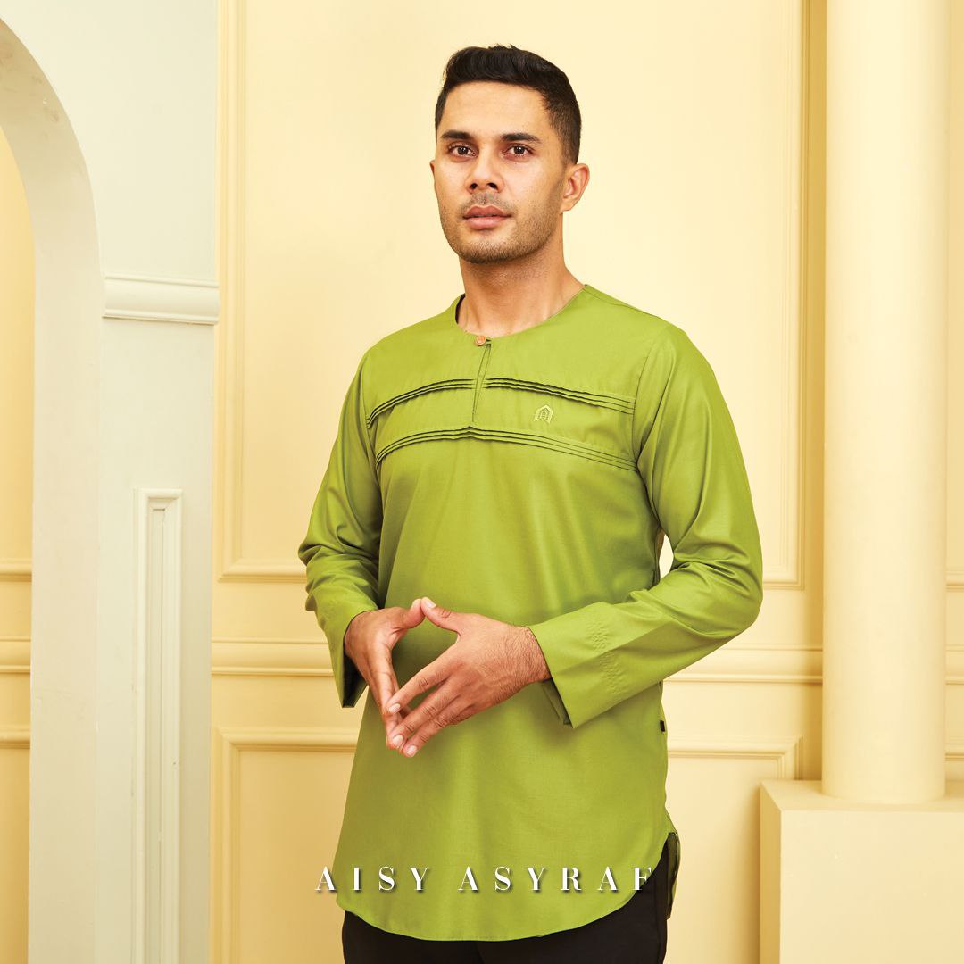 KURTA ZUHAYLI- OLIVE GREEN