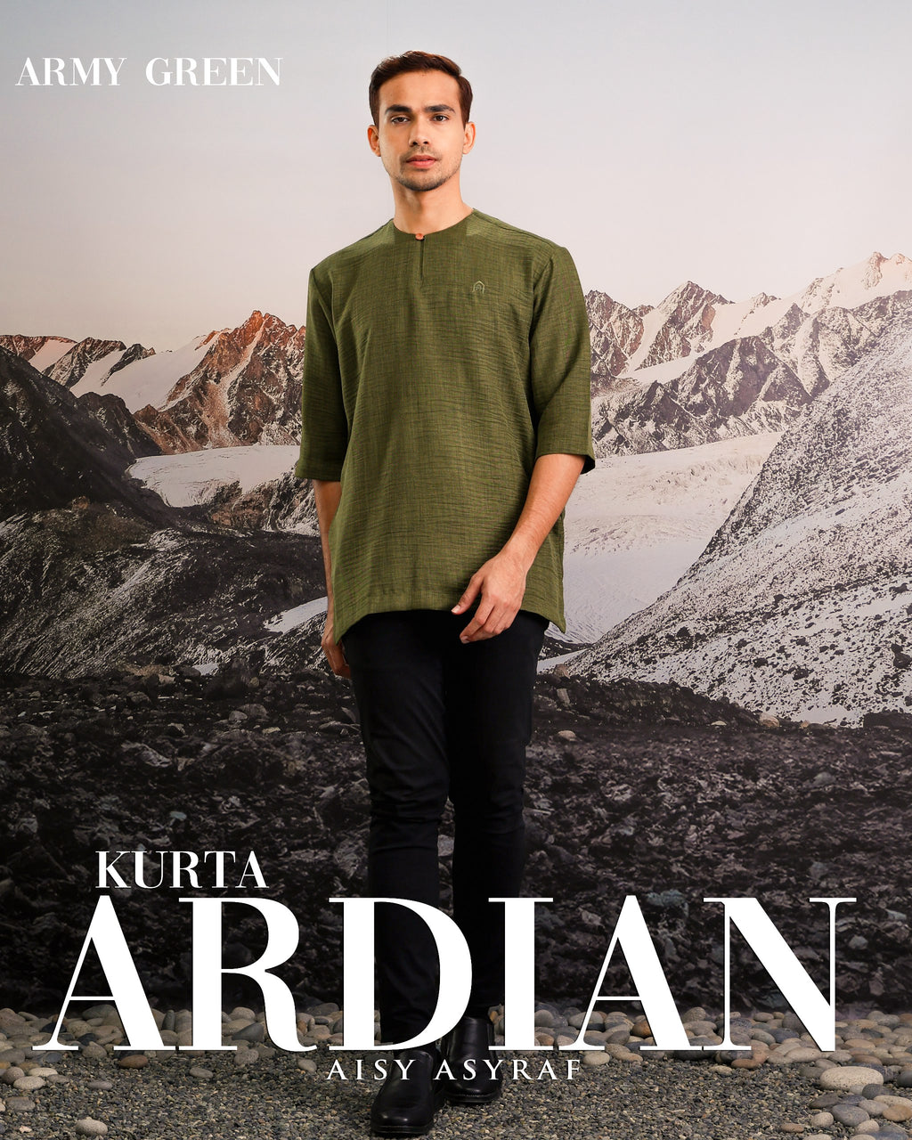 Kurta Ardian - Army Green