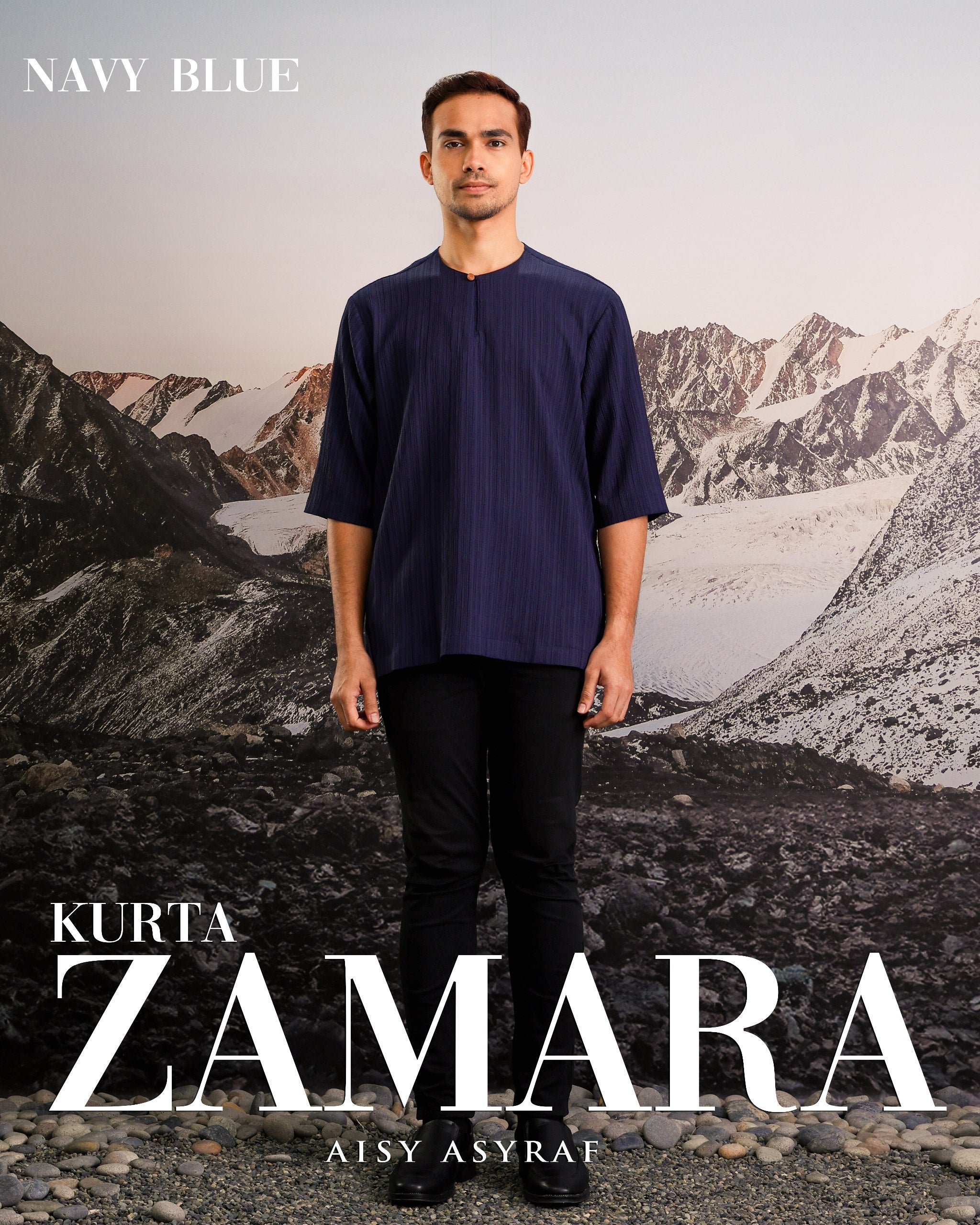 Kurta Zamara - Navy Blue