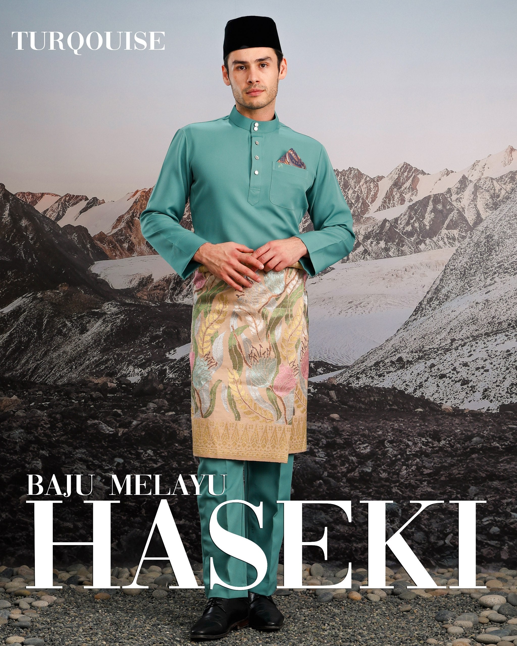 Baju Melayu Haseki - Turqouise