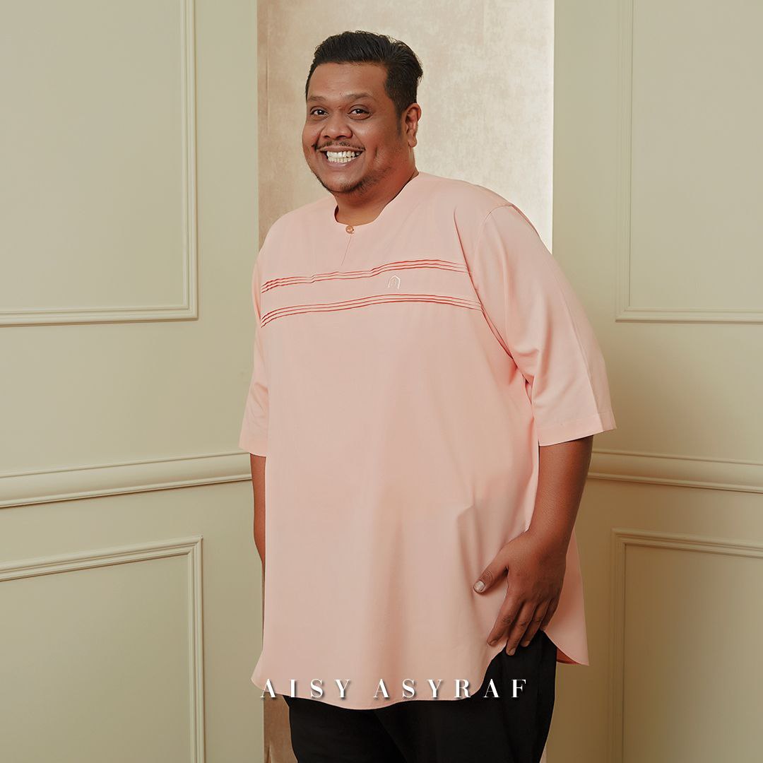 KURTA JURJANI- PEACH