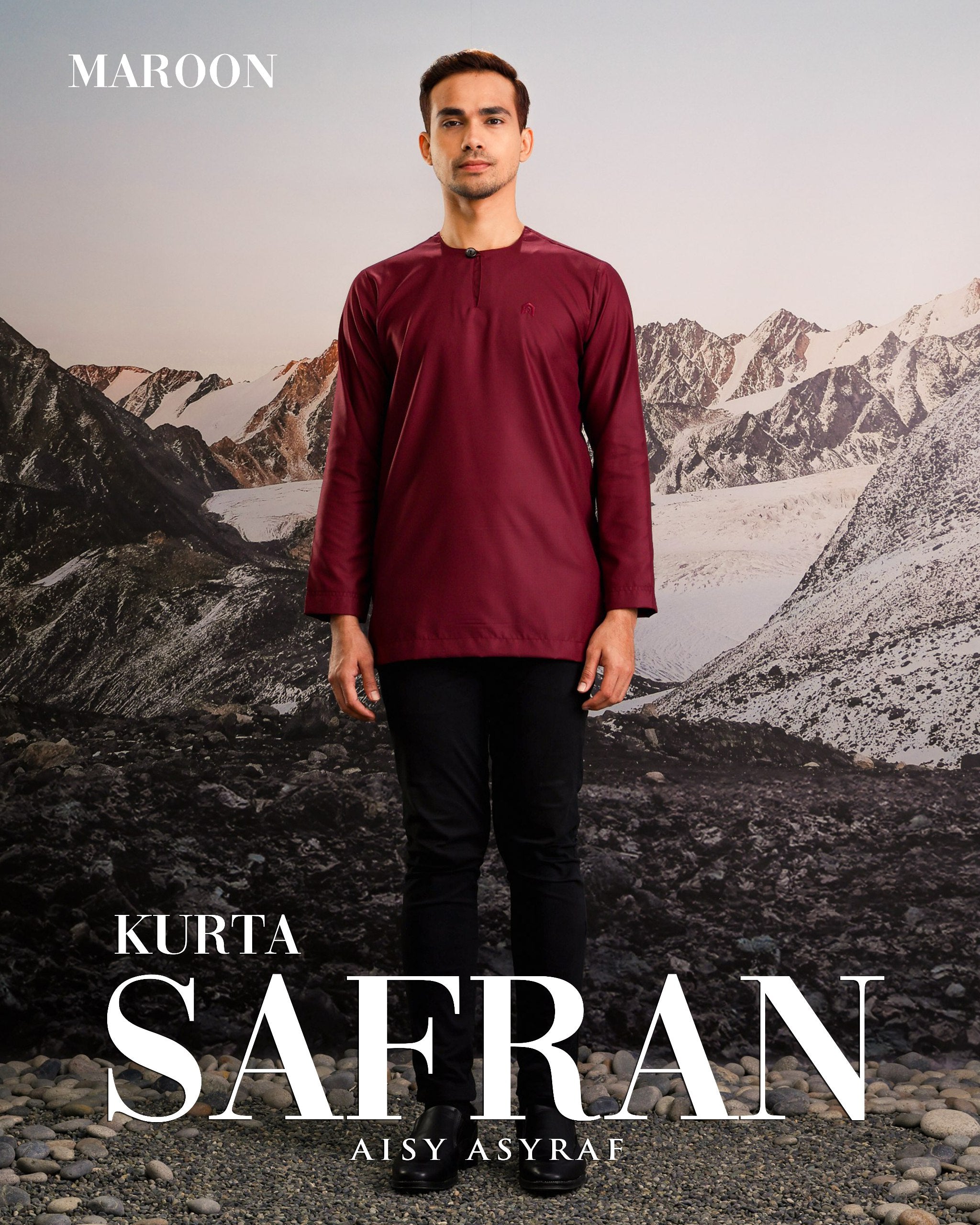 Kurta Safran - Maroon