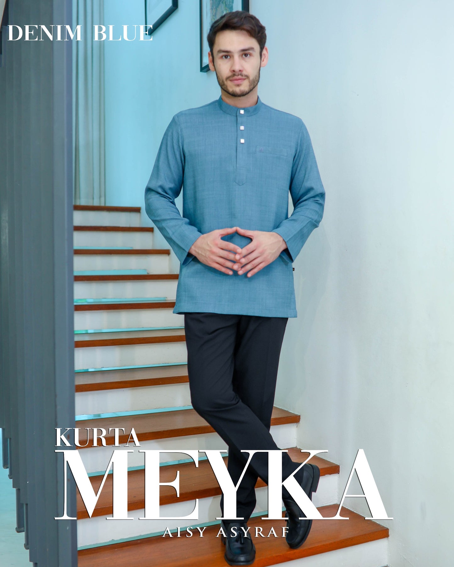 Kurta Meyka - Denim Blue