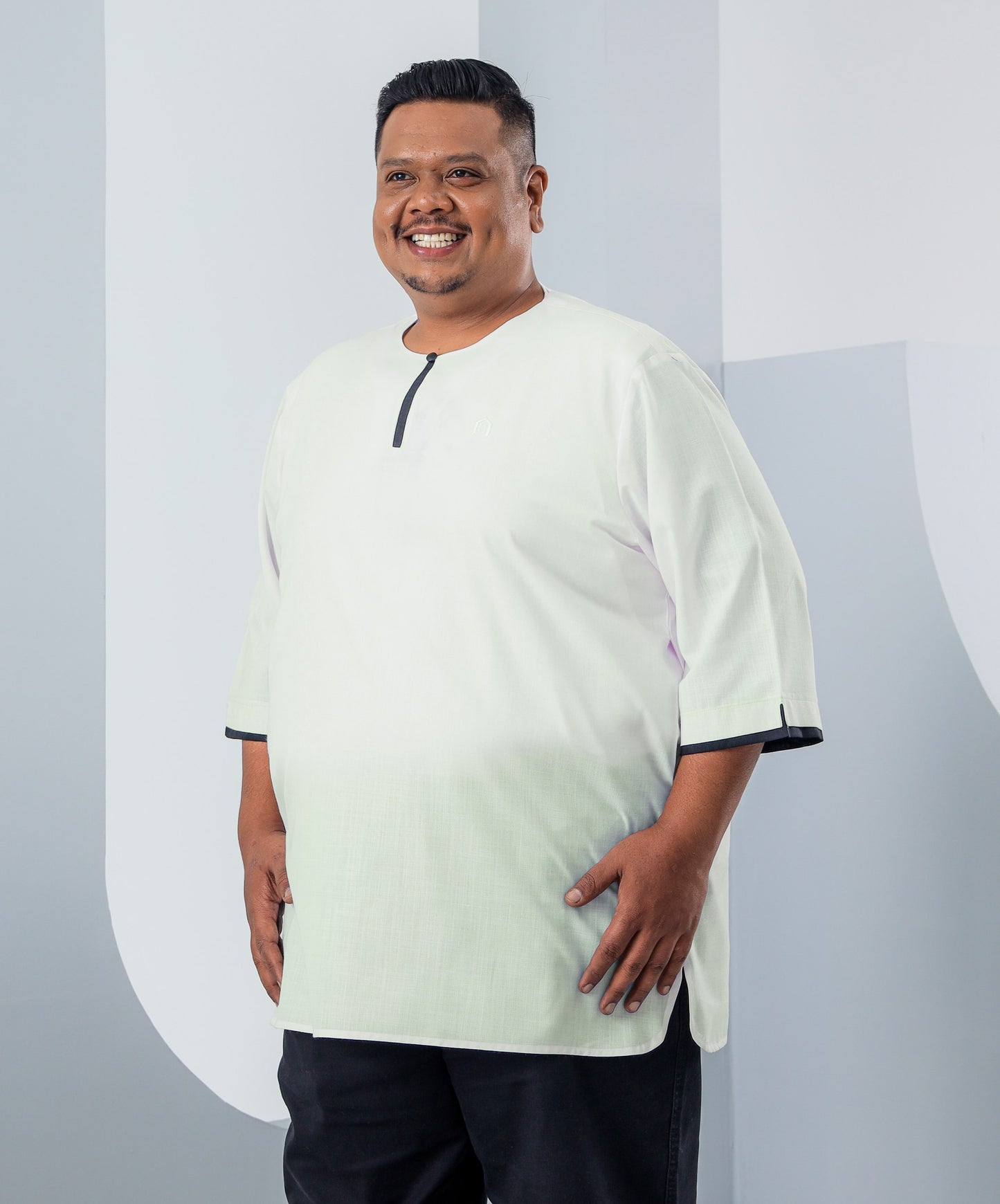 Kurta Urfa Plussize - Cream White