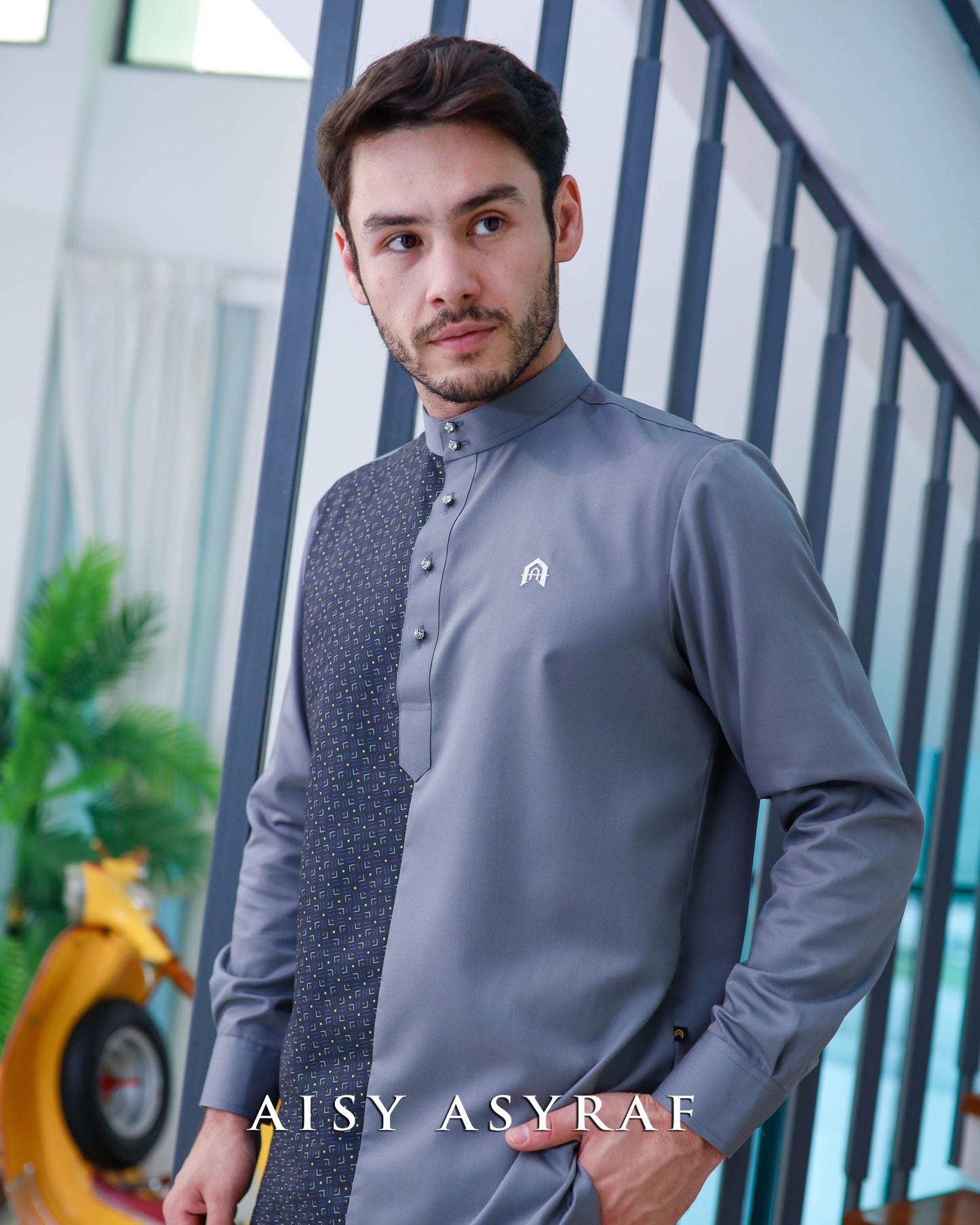 Kurta Nabeela Raya - Kod 53 (Grey)