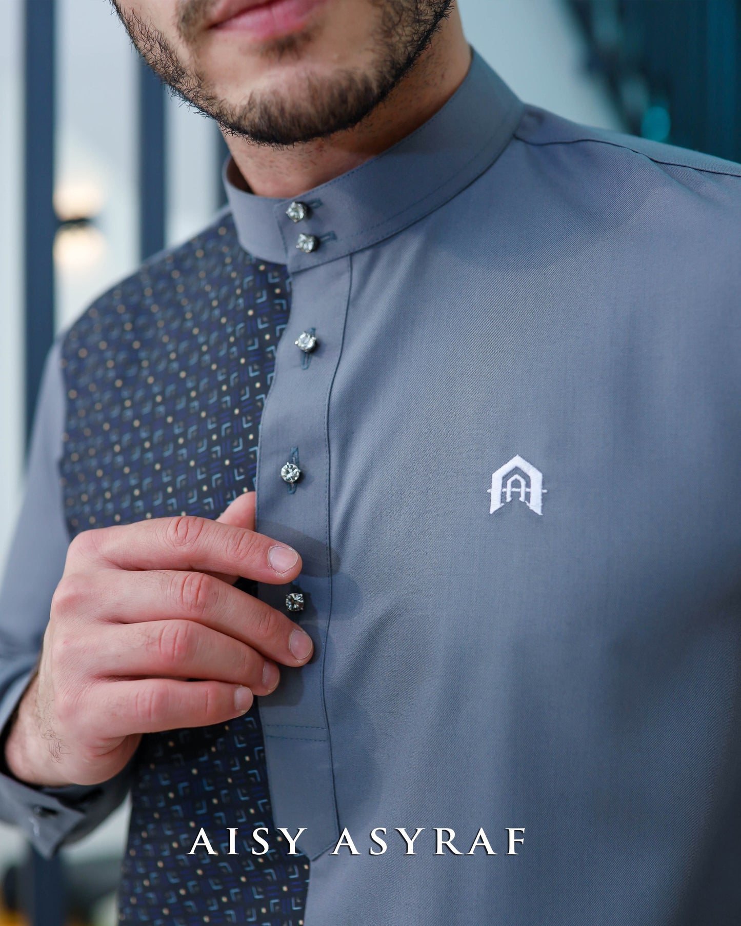 Kurta Nabeela Raya - Kod 53 (Grey)