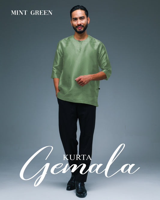 Kurta Gemala - Mint Green