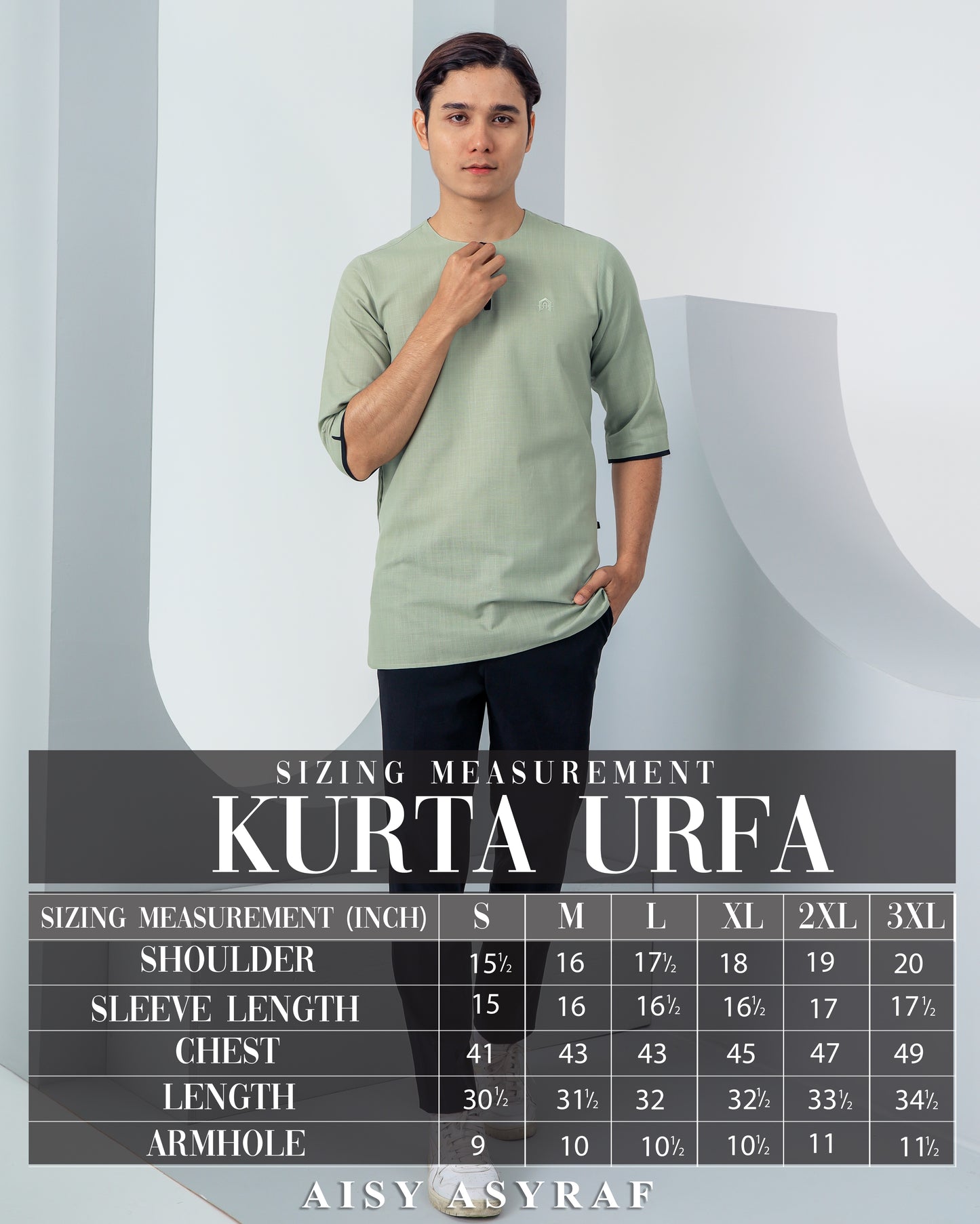 Kurta Urfa - Dusty Blue