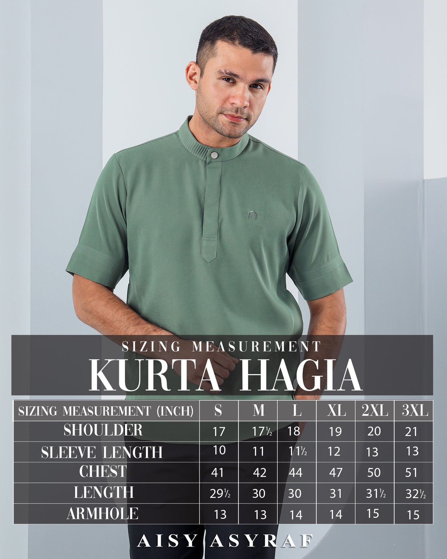 Kurta Hagia - Dusty Blue