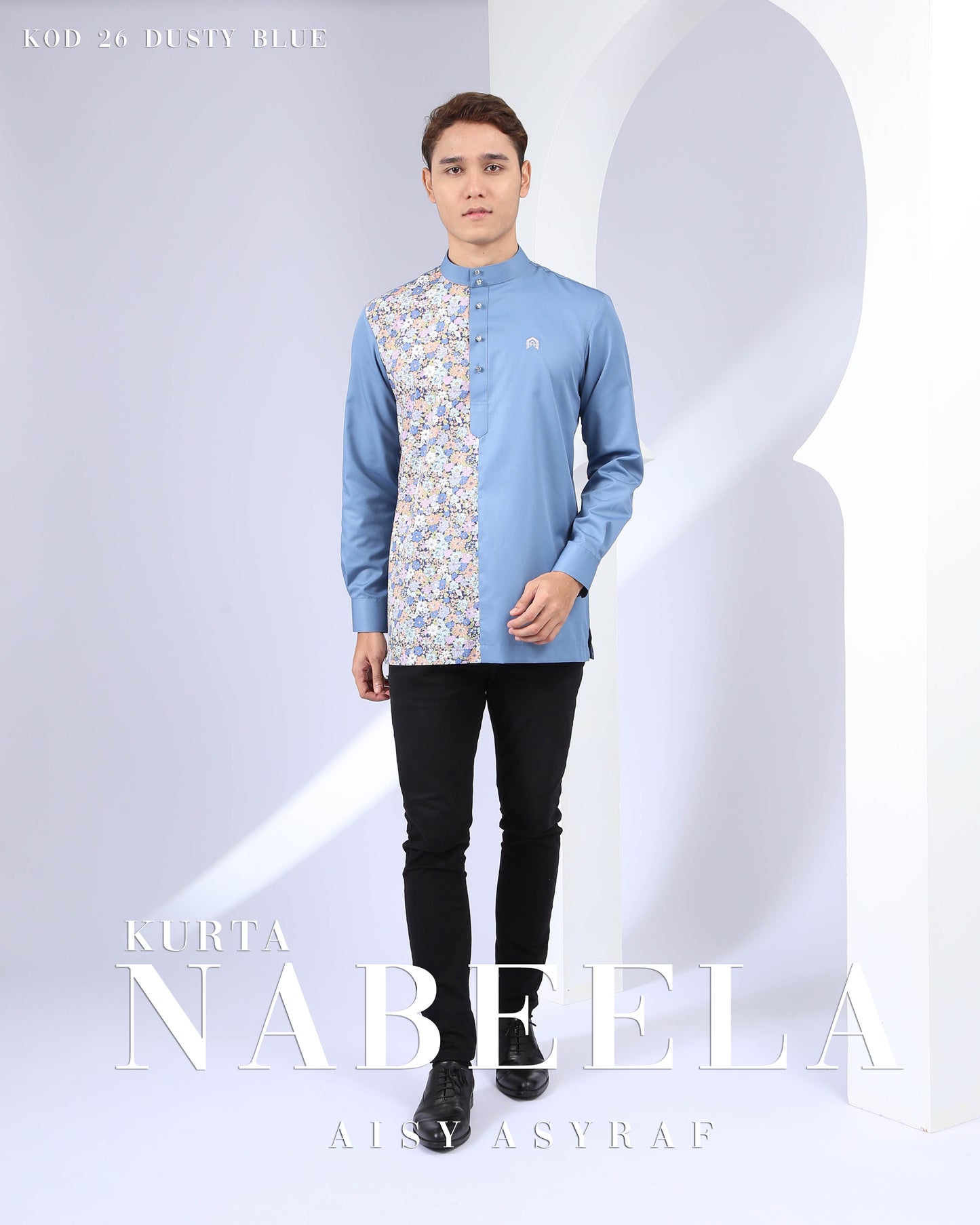 Kurta Nabeela - Kod 26 (Dusty Blue)