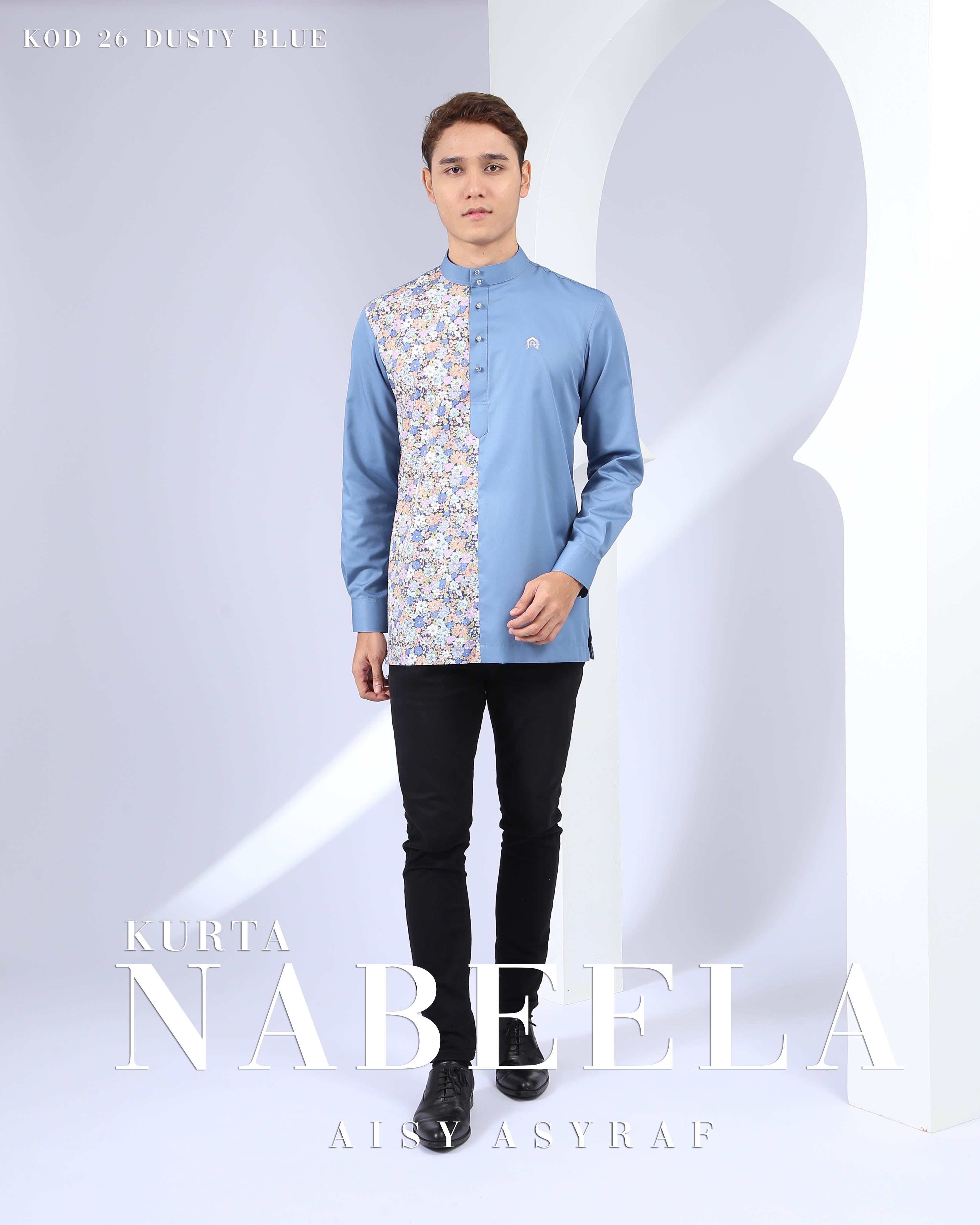 Kurta Nabeela - Kod 26 (Dusty Blue)