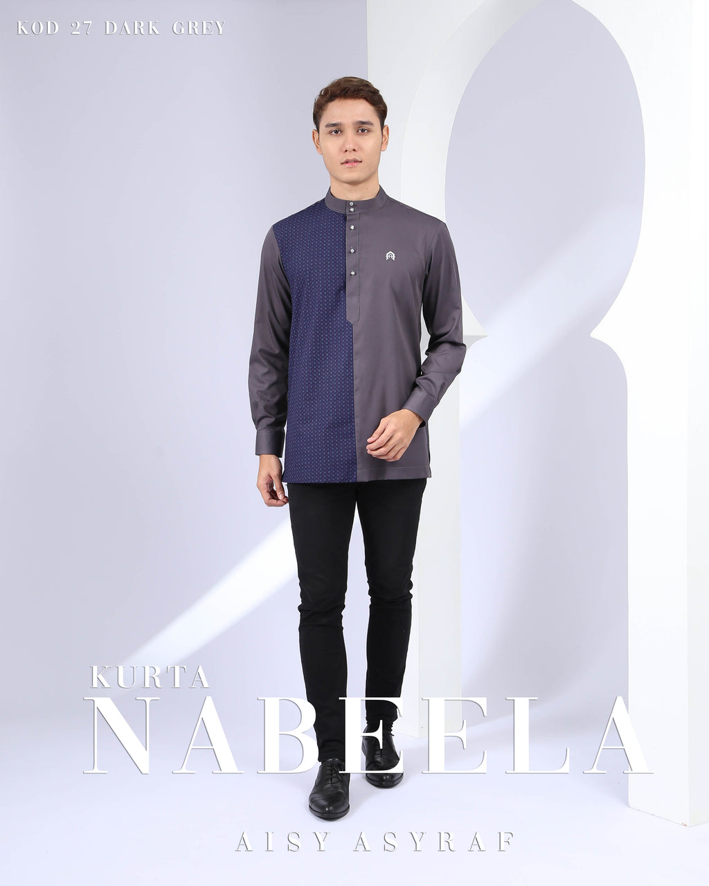 Kurta Nabeela - Kod 27 (Dark Grey)