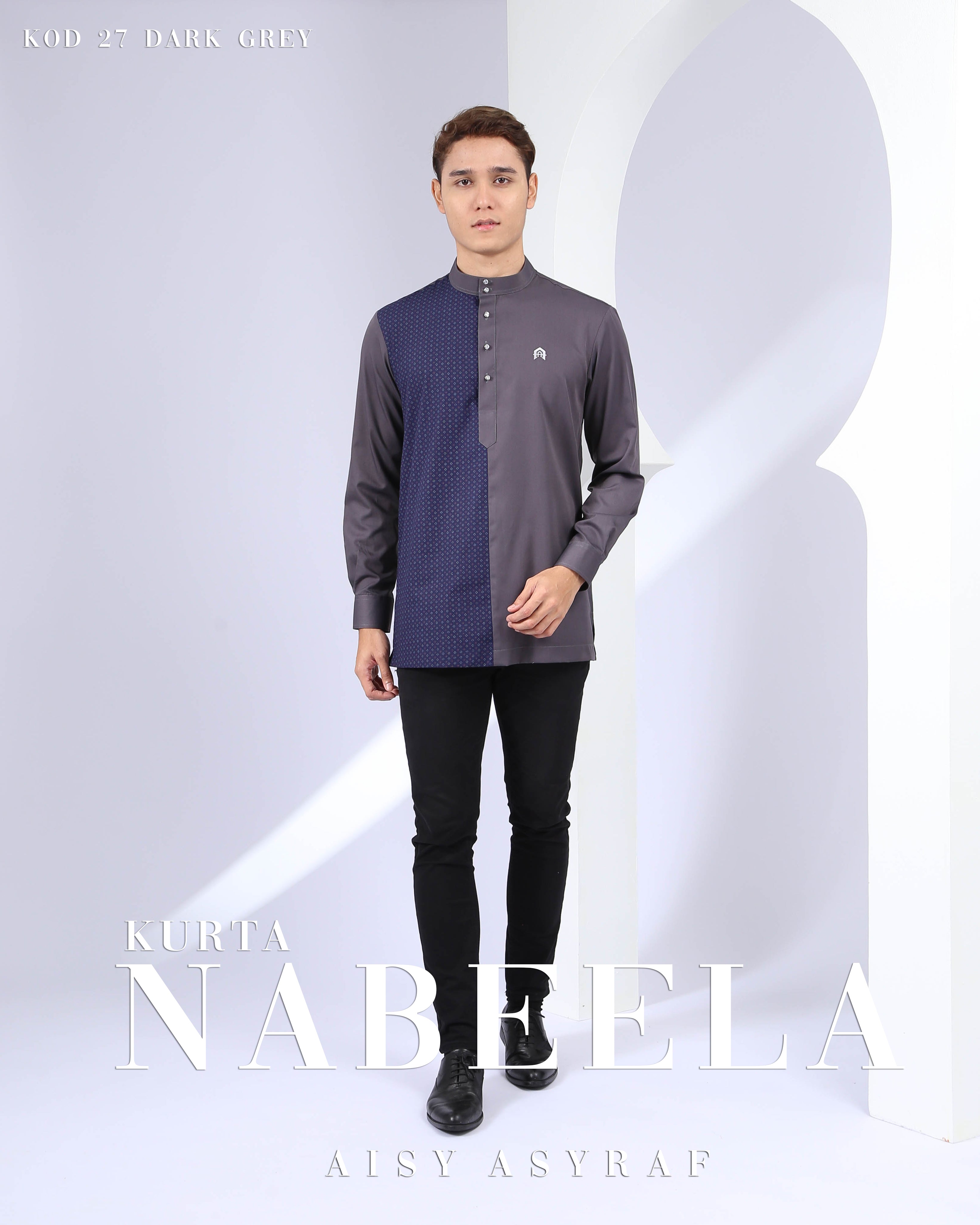 Kurta Nabeela - Kod 27 (Dark Grey)