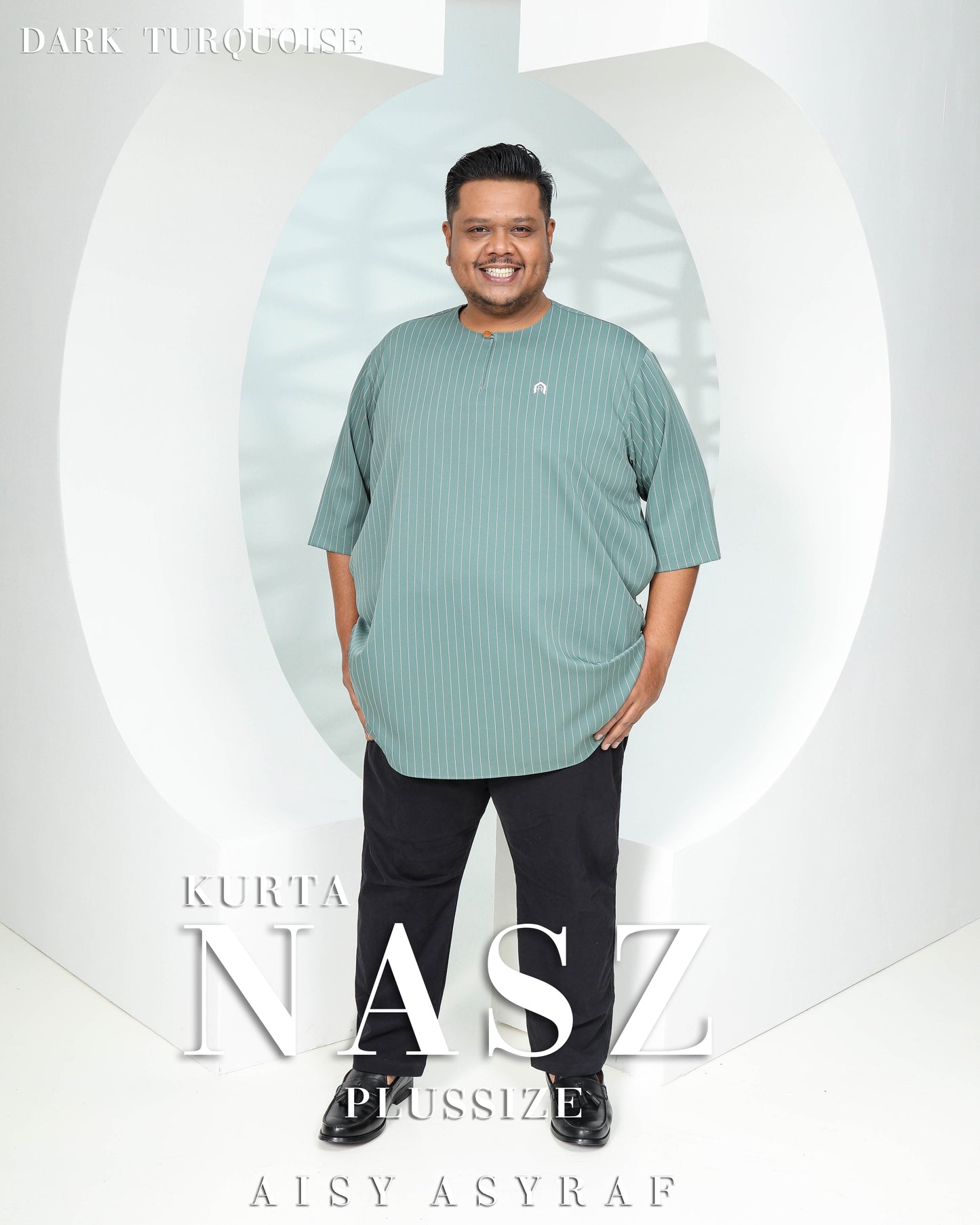 Kurta Nasz Plussize - Dark Turqouise