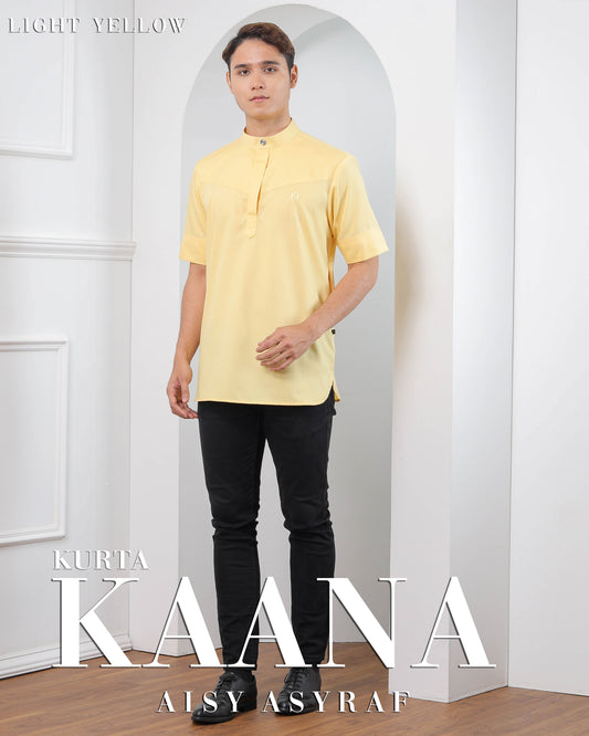 Kurta Kaana - Light Yellow