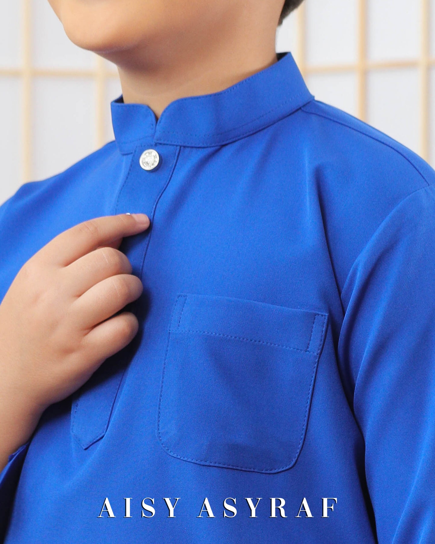 Baju Melayu Zaidan Kids - Royal Blue