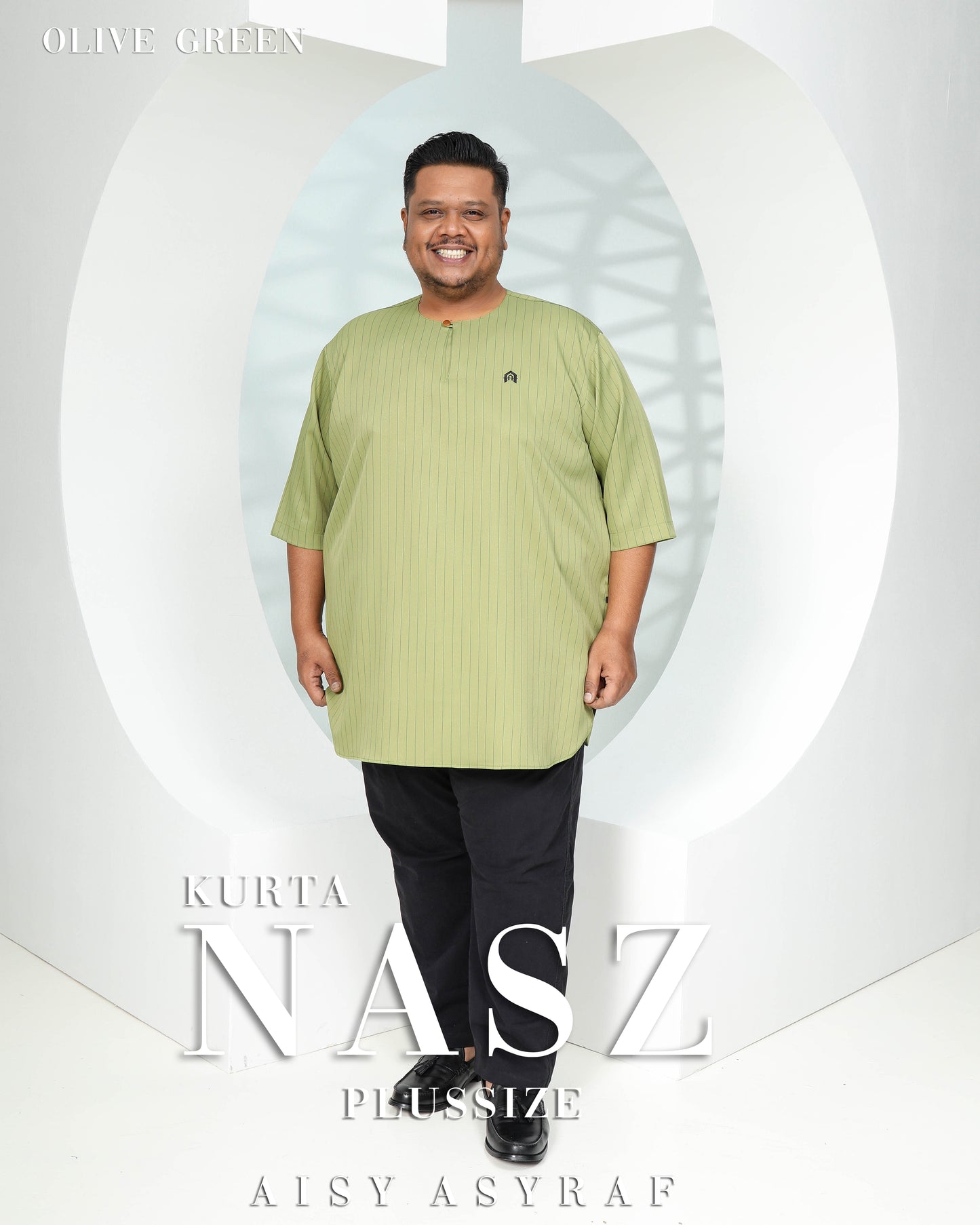 Kurta Nasz Plussize - Olive Green