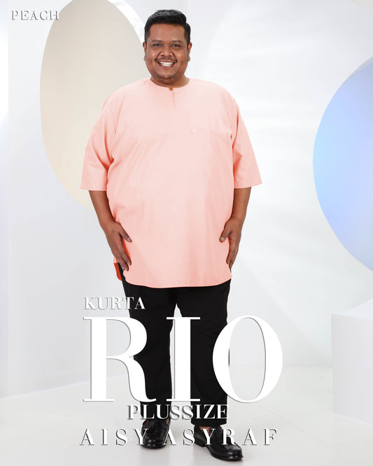 Kurta Rio Plussize - Peach