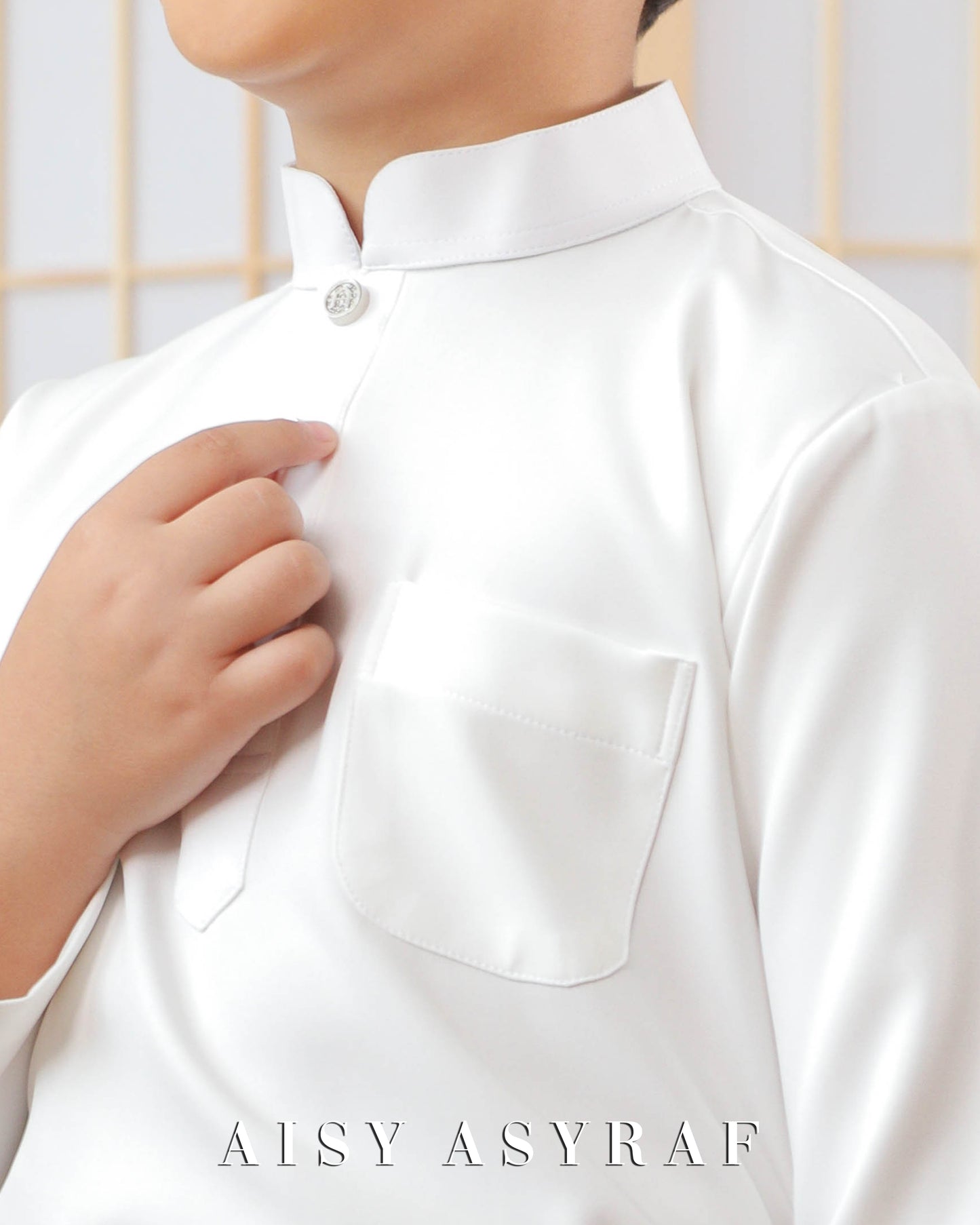 Baju Melayu Zaidan Kids - White