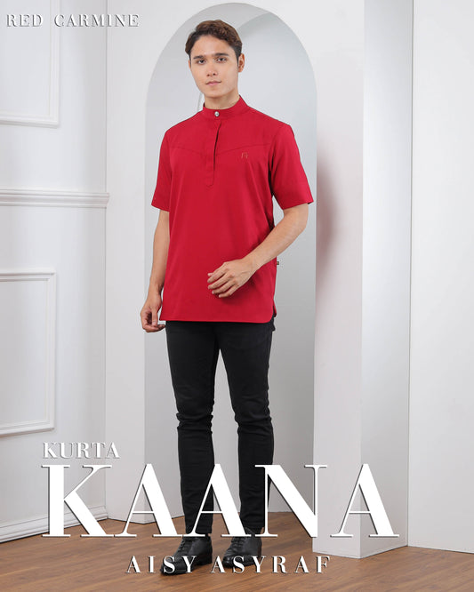 Kurta Kaana - Red Carmine