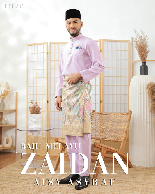 Baju Melayu Zaidan - Lilac Purple