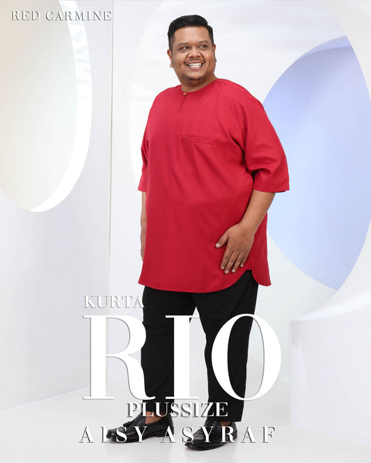 Kurta Rio Plussize - Red Carmine