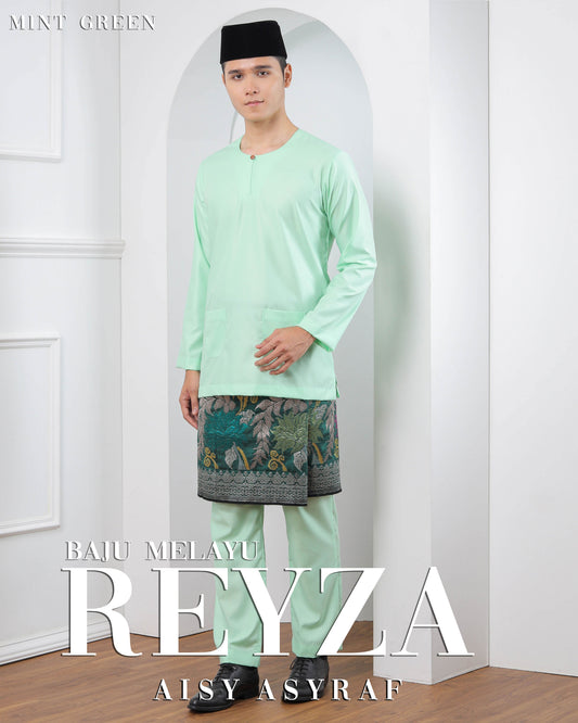 Baju Melayu Reyza - Mint Green