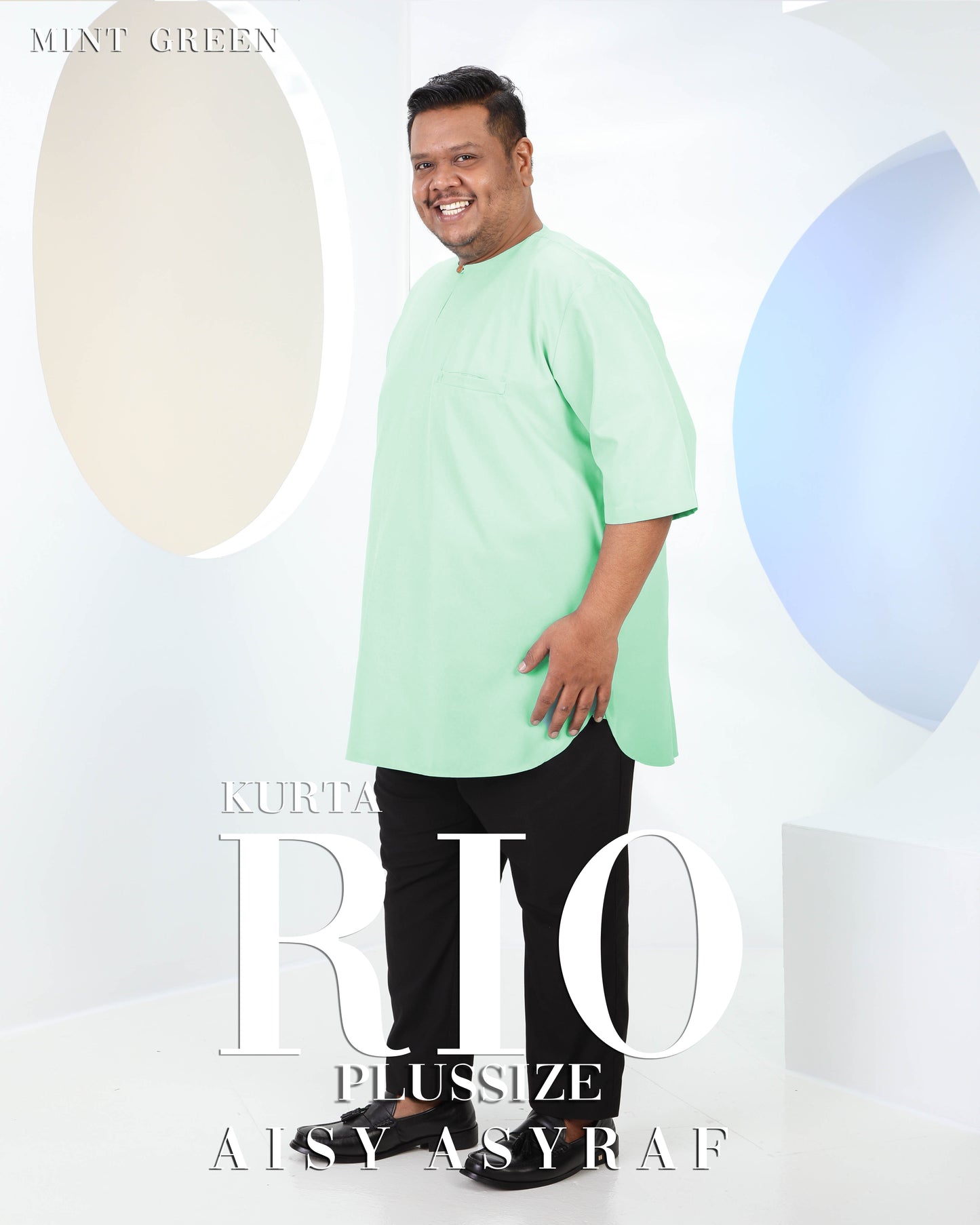 Kurta Rio Plussize - Mint Green